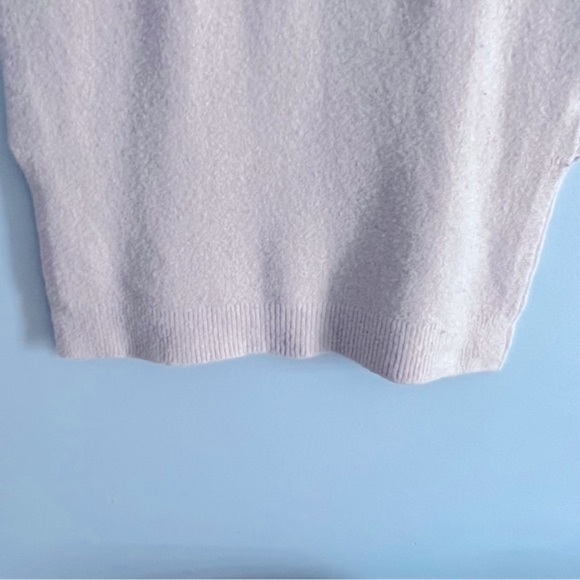 LOFT Cream Cable Knit Turtleneck Sweater Vest S - Picture 10 of 11